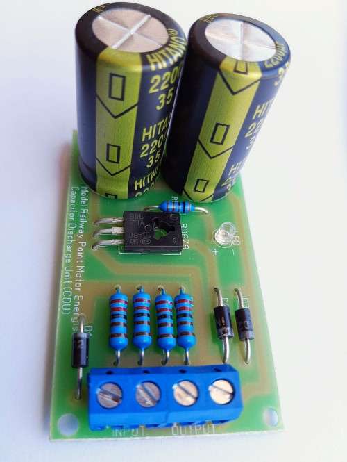 Track Capacitor Discharge Unit (CDU) / Point Motor Energiser units